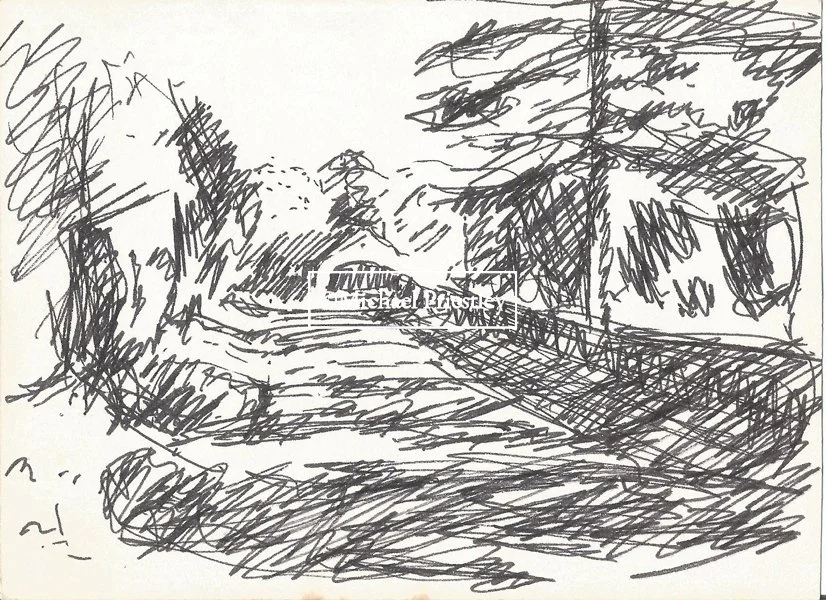 Sketchbook, Sketch, black biro, 3.