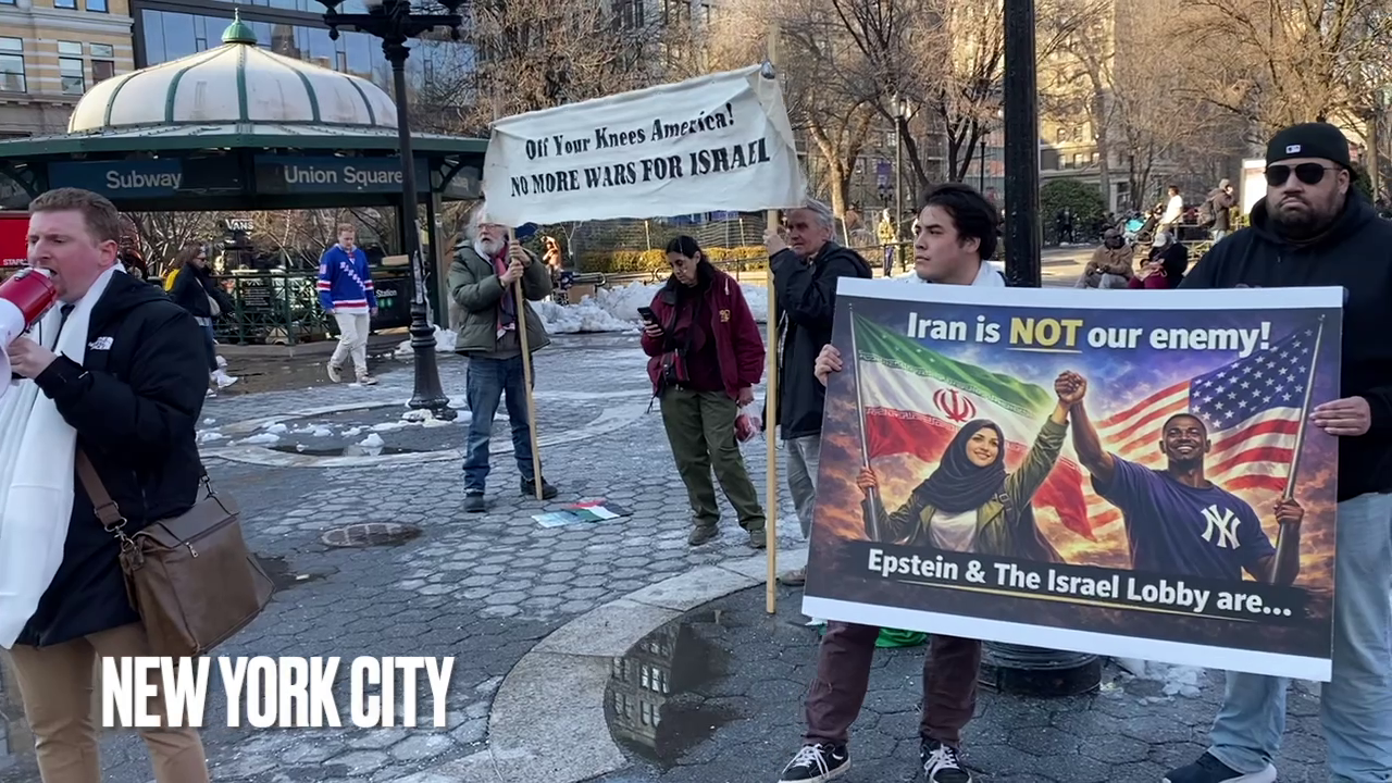 No War with Iran! CPI Organizes Protests in 8 Cities Across America