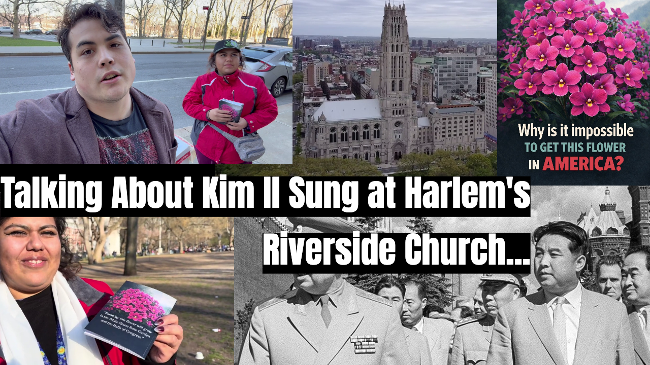 Kicking Off “Flower Pamphlet” outreach at Harlem’s Riverside 