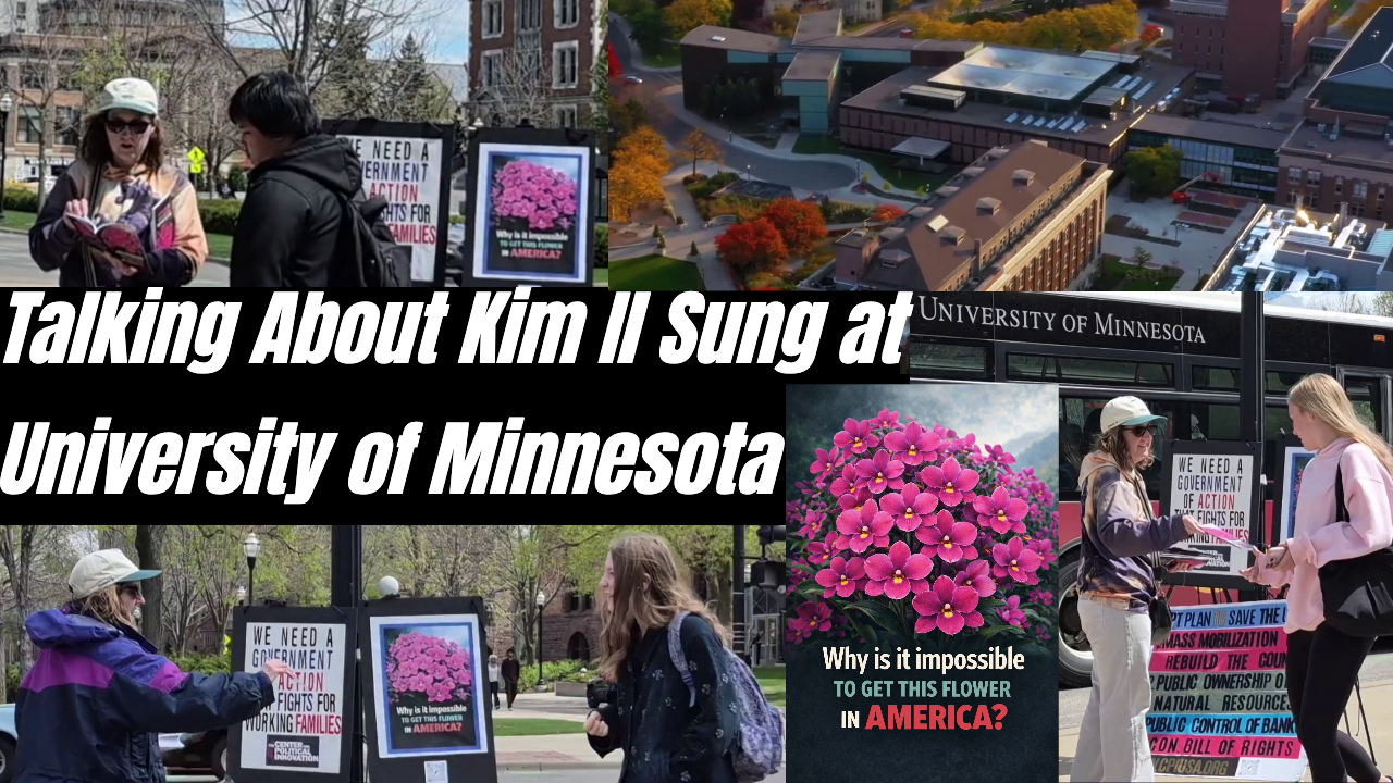 Flower Pamphlet Campaign Hits University of Minnesota