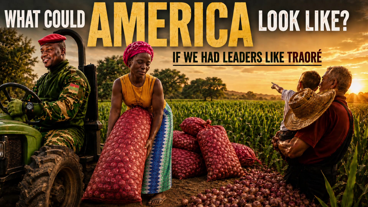 What could AMERICA look like if we had leaders like Traoré?