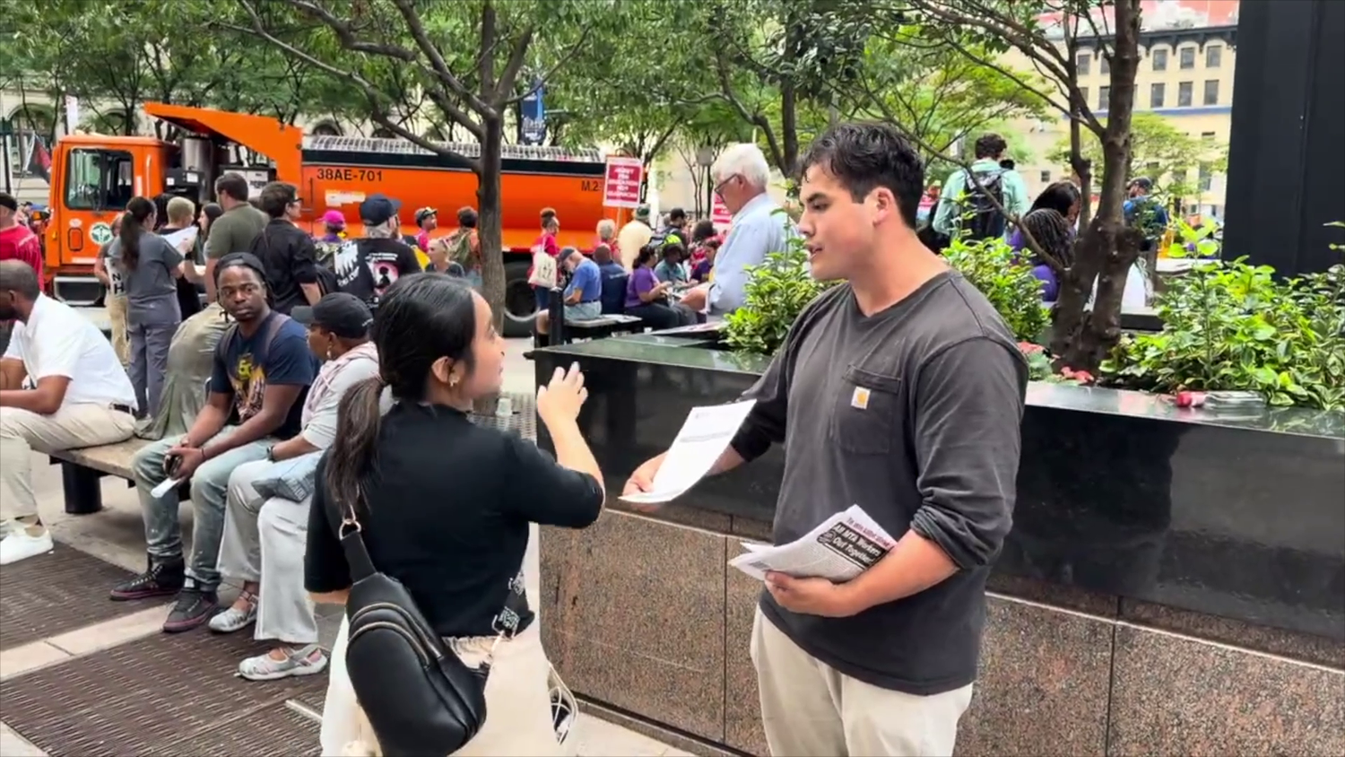 “Working Families Need Peace With Russia” Labor Day outreach in New York and Minnesota