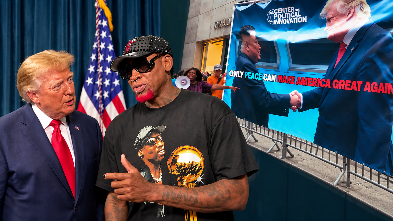 Trump meets Dennis Rodman, New Hope for Korea Peace Talks?