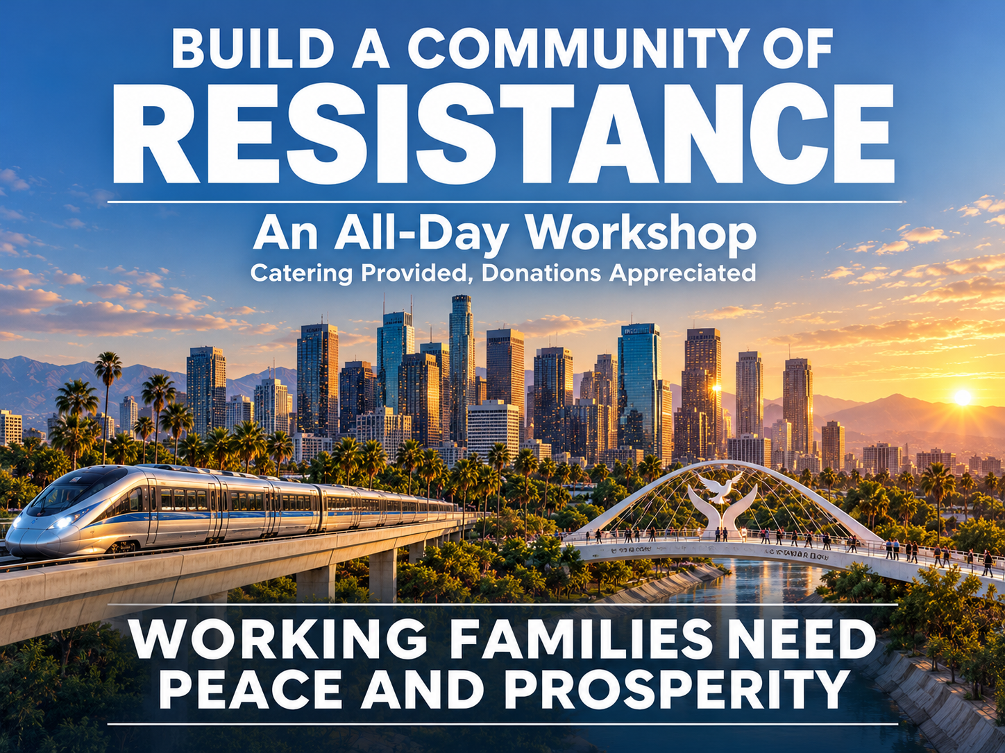 Los Angeles Workshop “Build a Community of Resistance” Nov 21
