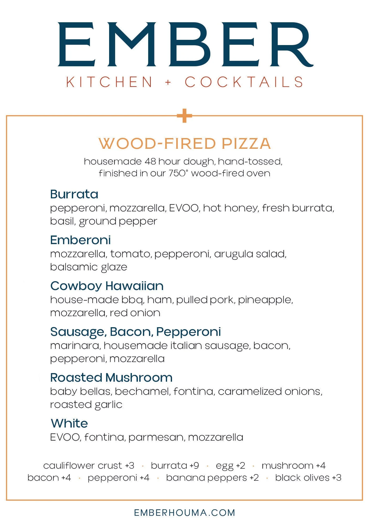 Ember Inns Menu.pdf Menu - Ember Kitchen + Cocktails — Your Site Title