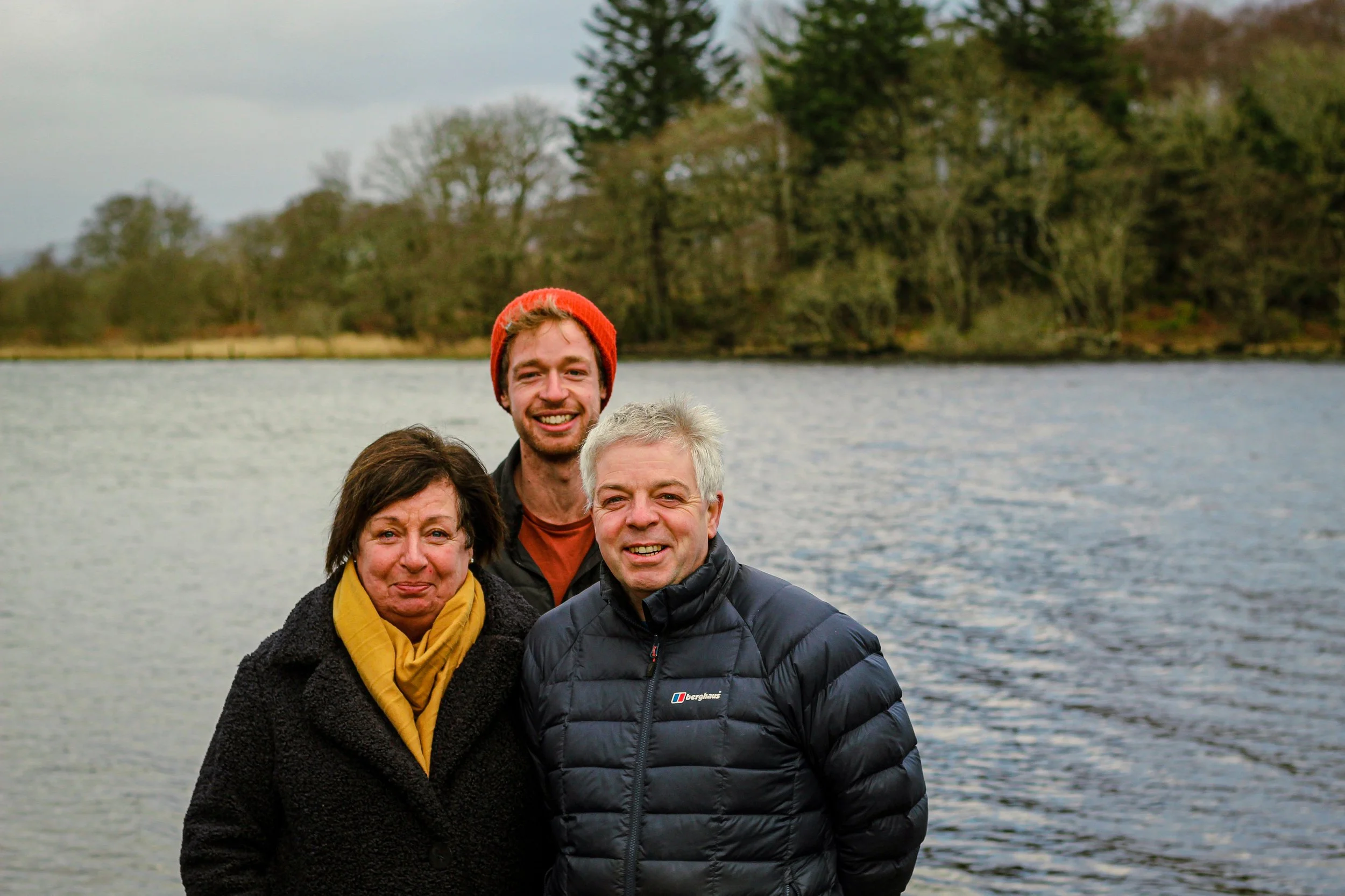 Ruari, Morvern and their son Donald who run the business