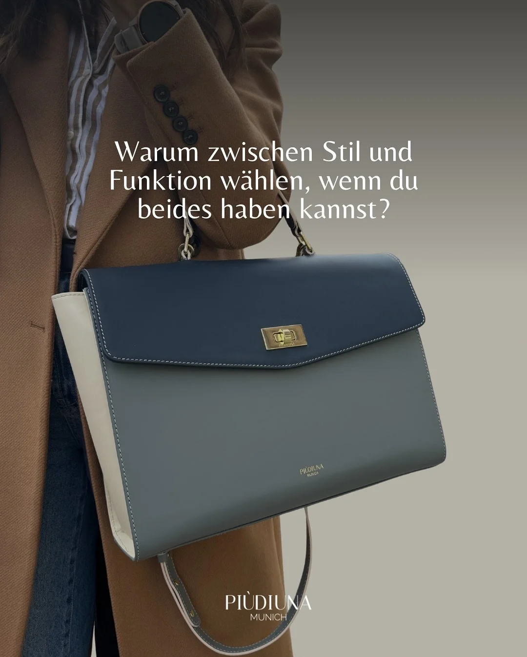 Wir glauben nicht an Kompromisse &ndash; und du solltest es auch nicht.

Du verdienst eine Tasche, die genauso ehrgeizig ist wie du. Eine, die Stil und Funktion nicht trennt, sondern vereint. 🤍

Handgefertigt aus italienischem Leder. Durchdacht bis 