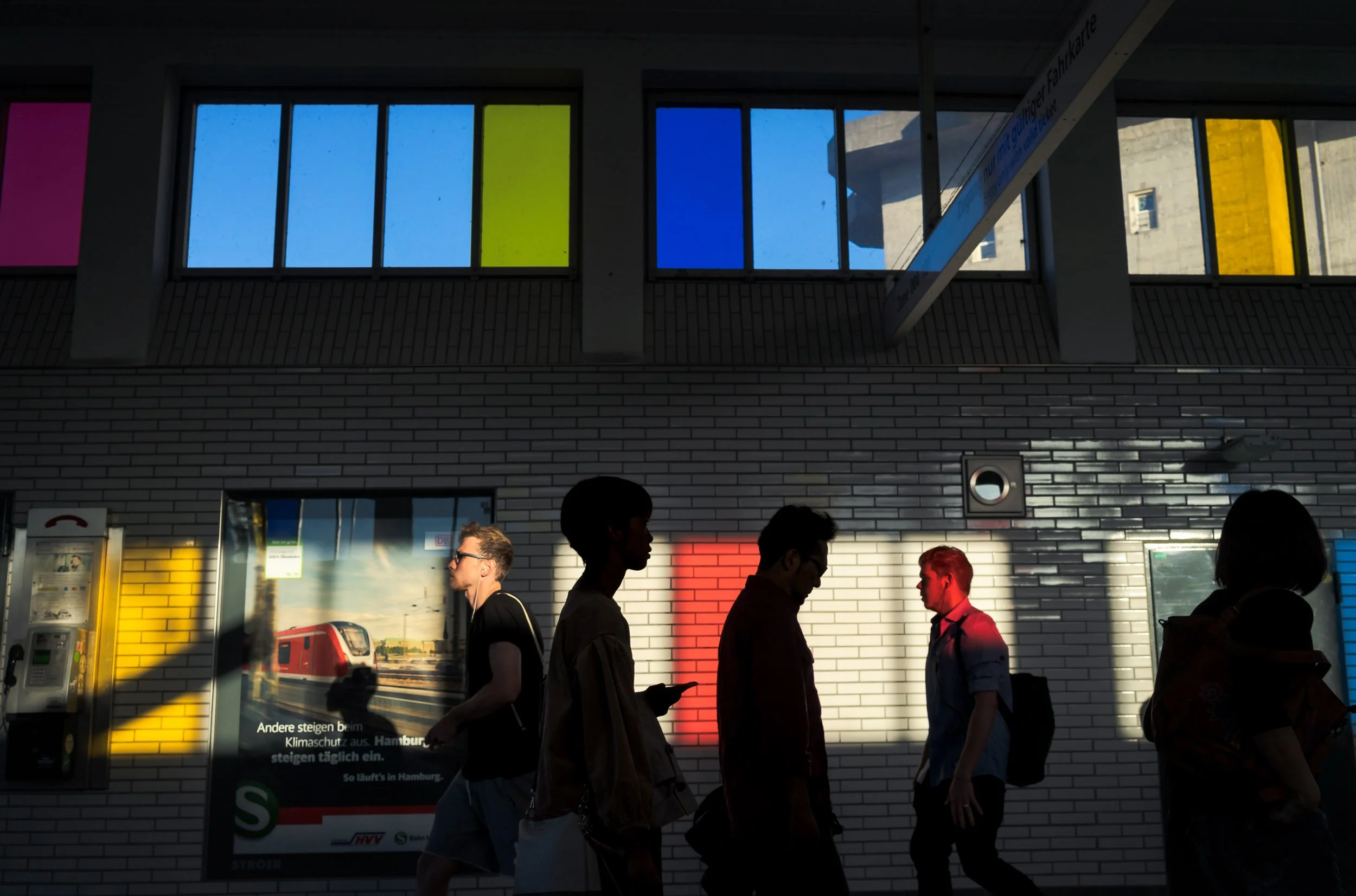 Feldsraße U-Bahn Station - Straßenfotografie, Hamburg - Wandbilder