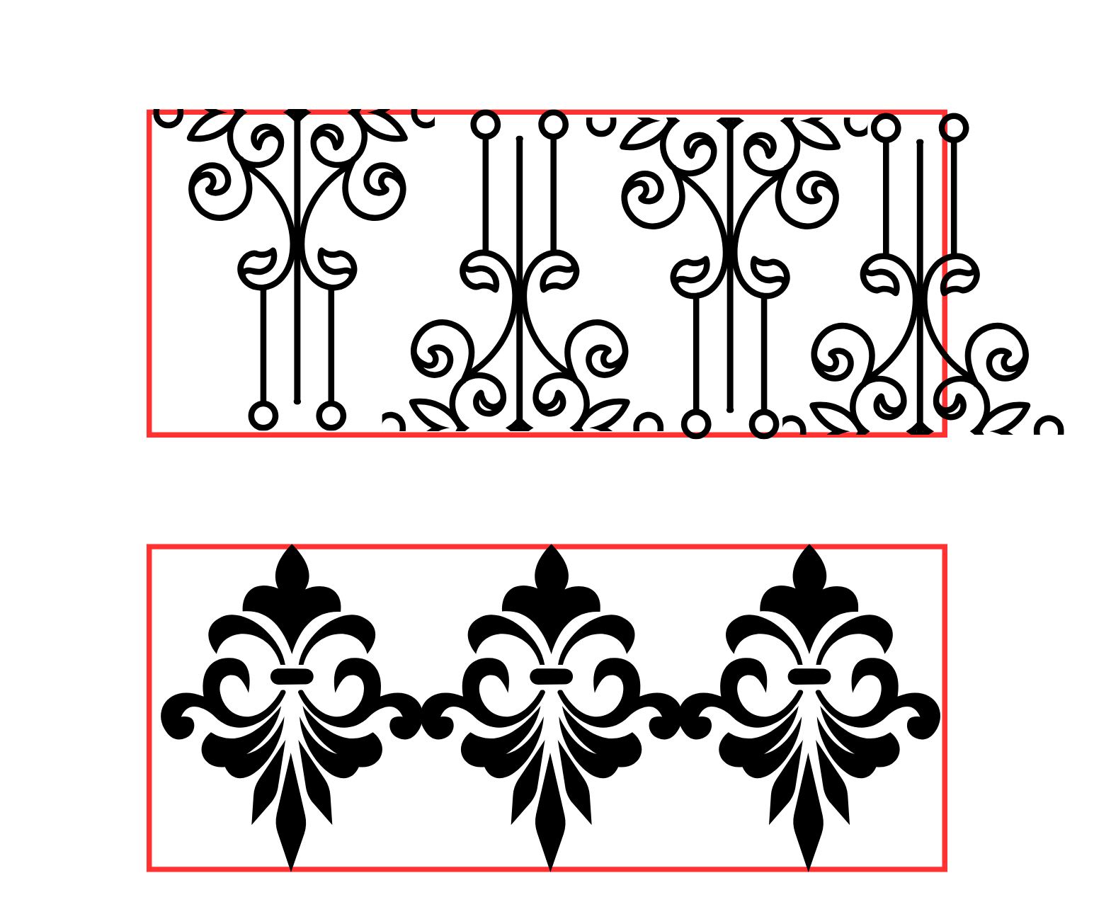Printed designs to wrap around a poison bottle. Method was taping the selected design under a sheet of wax paper, carefully outlining with hot glue, and then peeling off. 