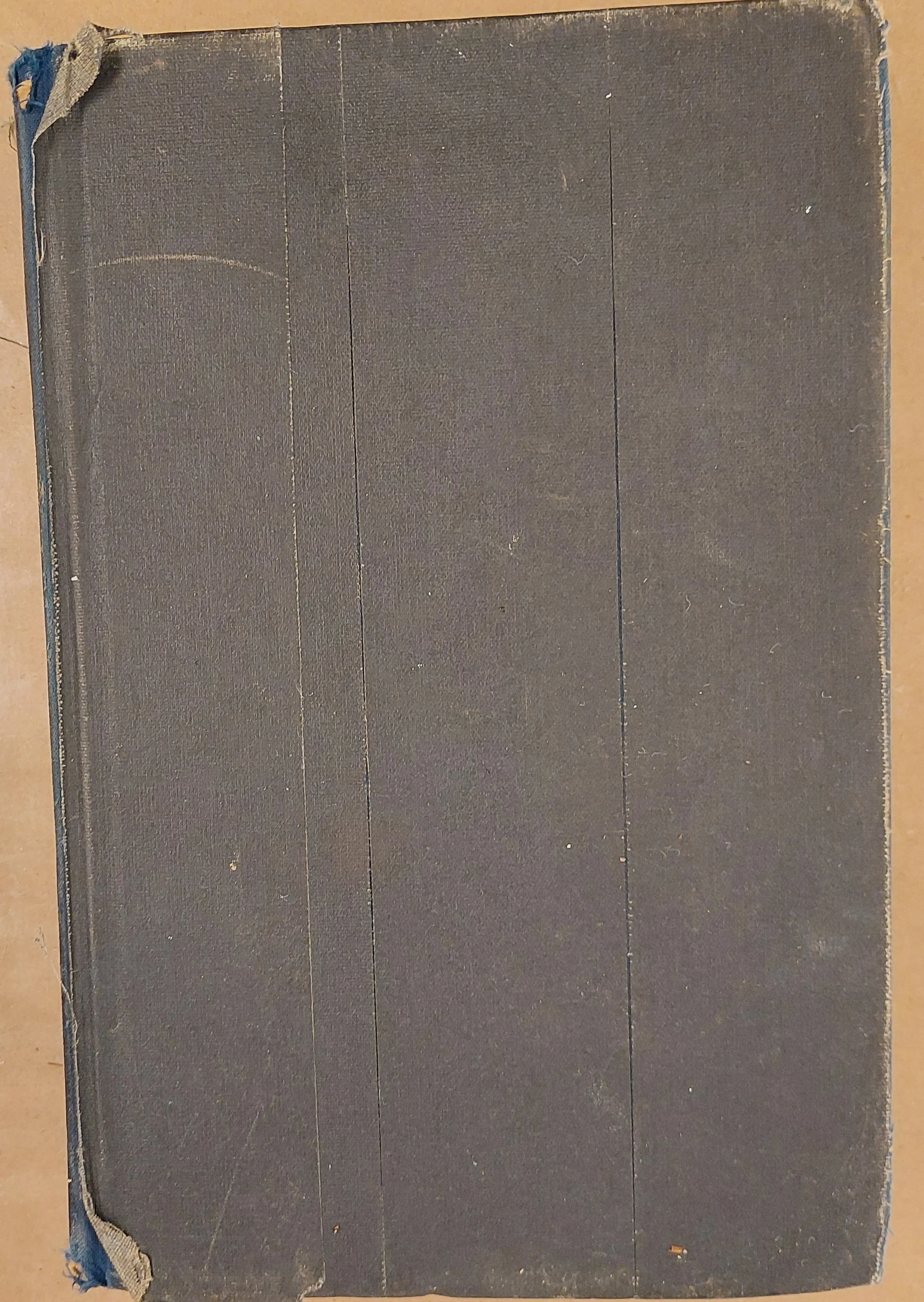 Original book  was wrapped in gaff tape, which was falling off and damaging the paper binding. Pulled a similar sized new book to use.