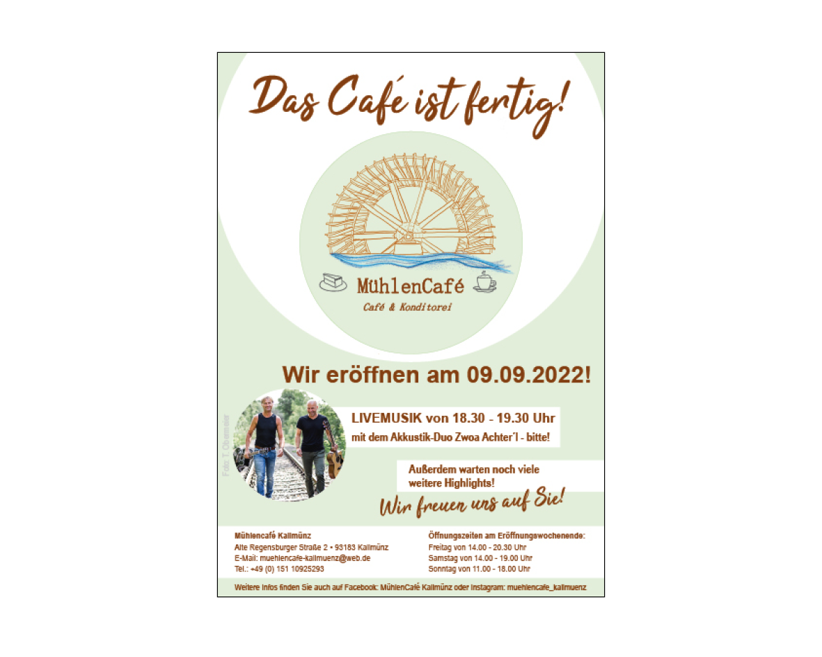 Flyer Mühlencafe