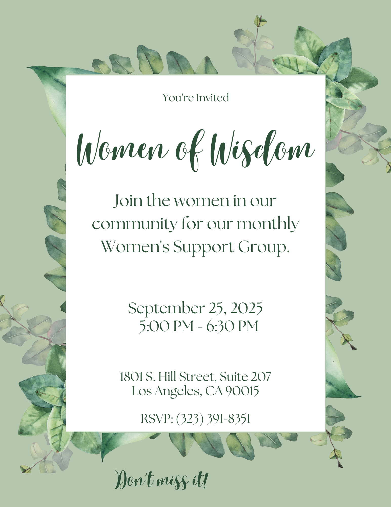 Women of Wisdom