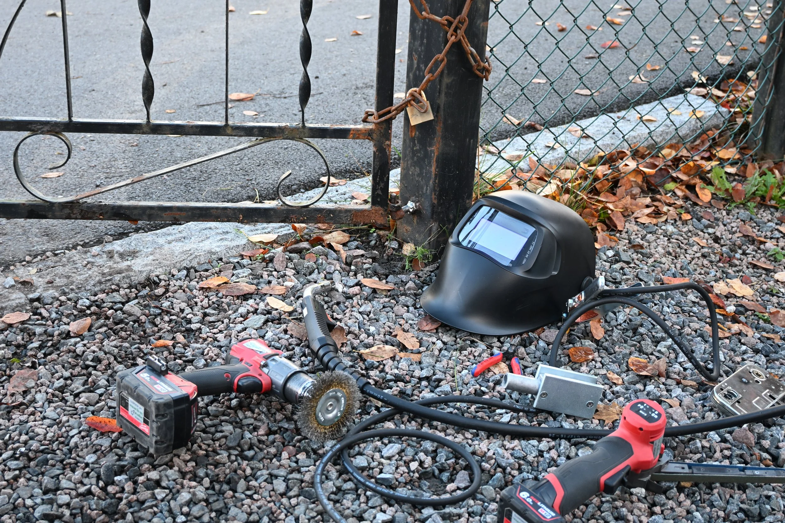 Person som sveiser