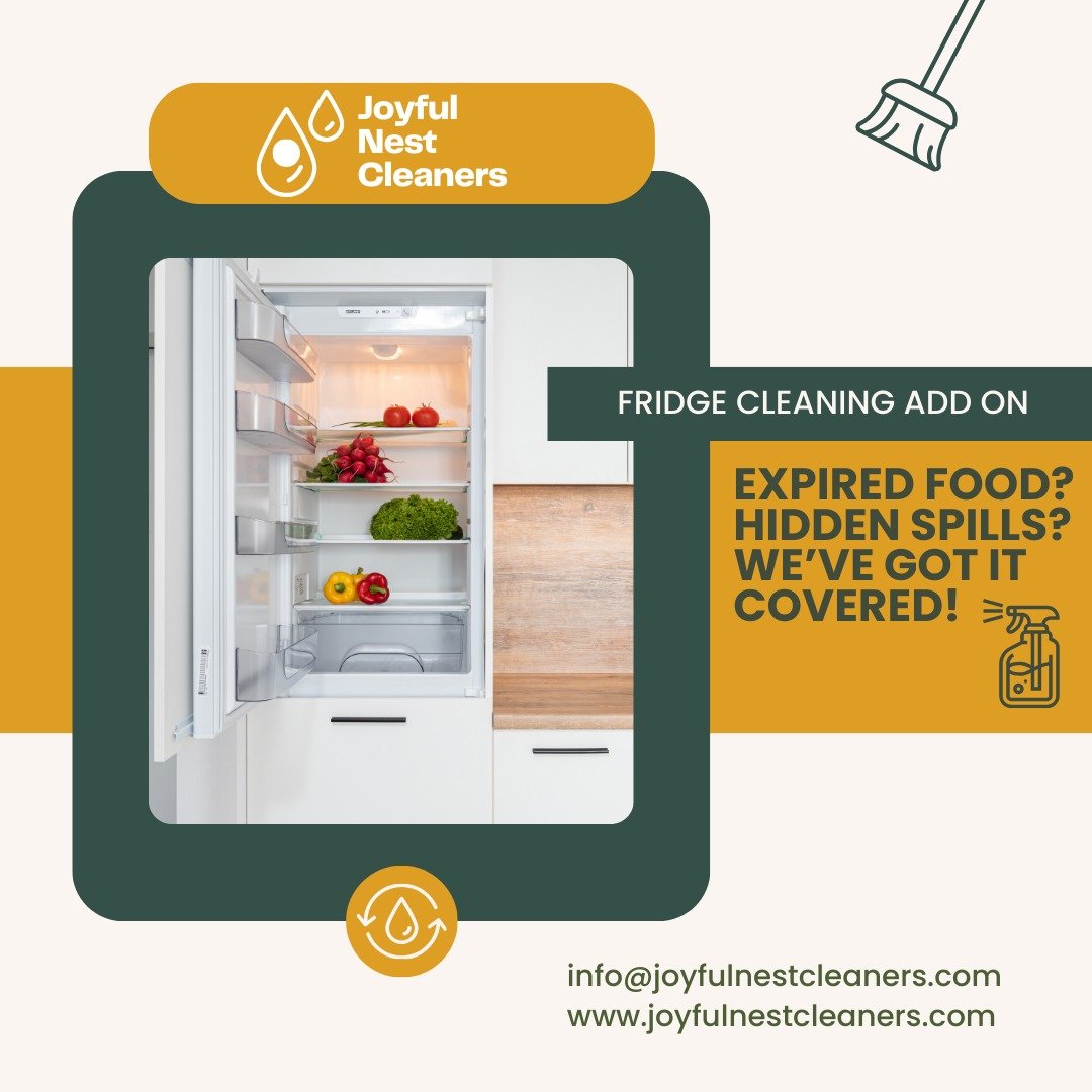 When was the last time you gave your fridge a deep clean? 🤔 If you can&rsquo;t remember, it&rsquo;s time to let us help!

🔹 Why Regular Fridge Cleaning Matters:
✅ Removes Hidden Bacteria &ndash; Spills &amp; expired food can harbor germs.
✅ Elimina