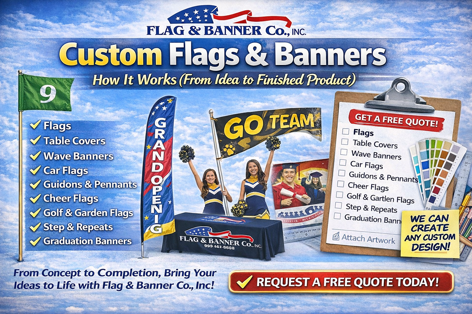 Did You Know We Offer Custom Flags &amp; Banners?