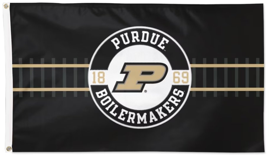 Purdue University Double Sided 3 x 5
