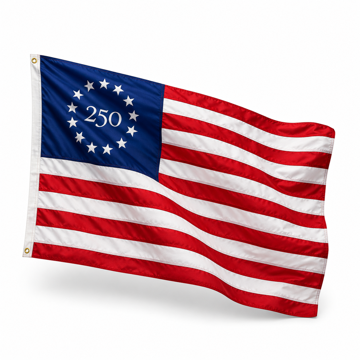 Betsy Ross 250 Nylon Flag – 3' x 5'