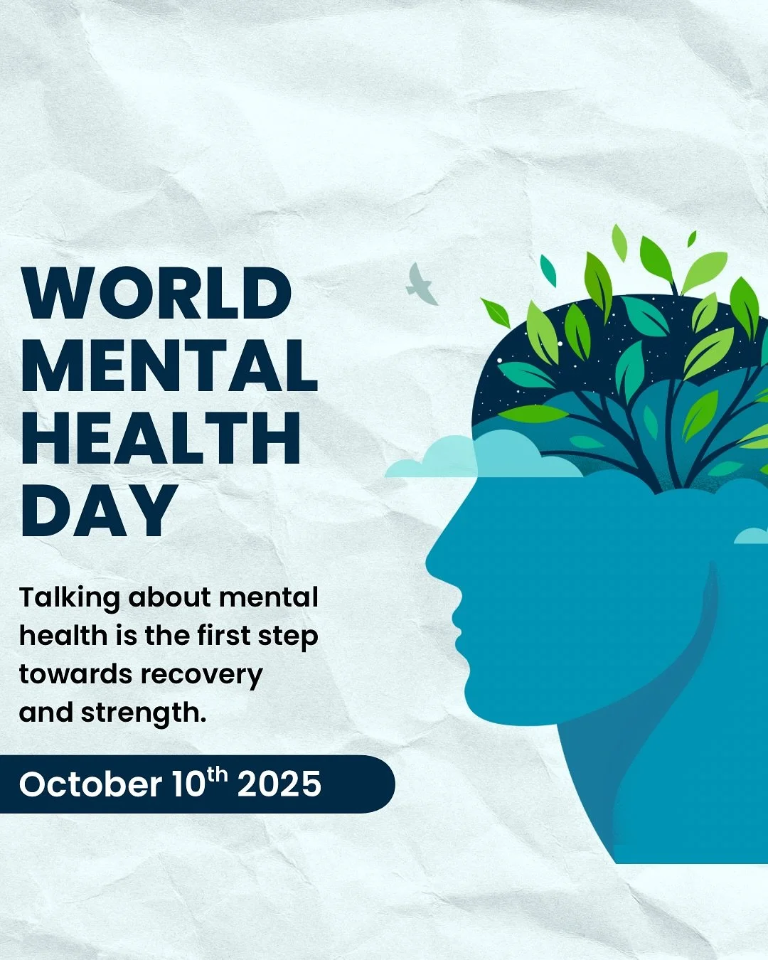 🧠Mental Health Awareness Day🧠

Nearly 1 billion people worldwide live with a mental health or substance use disorder and many go without the care they need. For people experiencing homelessness, the struggle is even greater:
~ Over 60% face substan