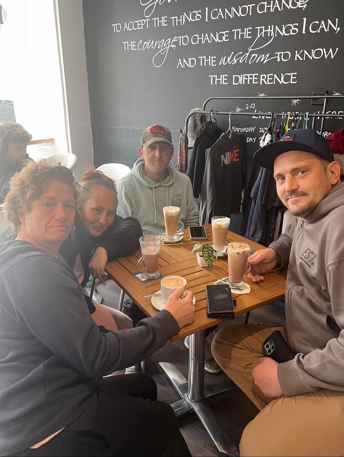 This week our wonderful Walk & Talk group enjoyed another uplifting stroll , this time finishing at the beautiful new Serenity Hub Café! 💚
After a refreshing walk and plenty of great conversation, we settled in for some well-earned treat