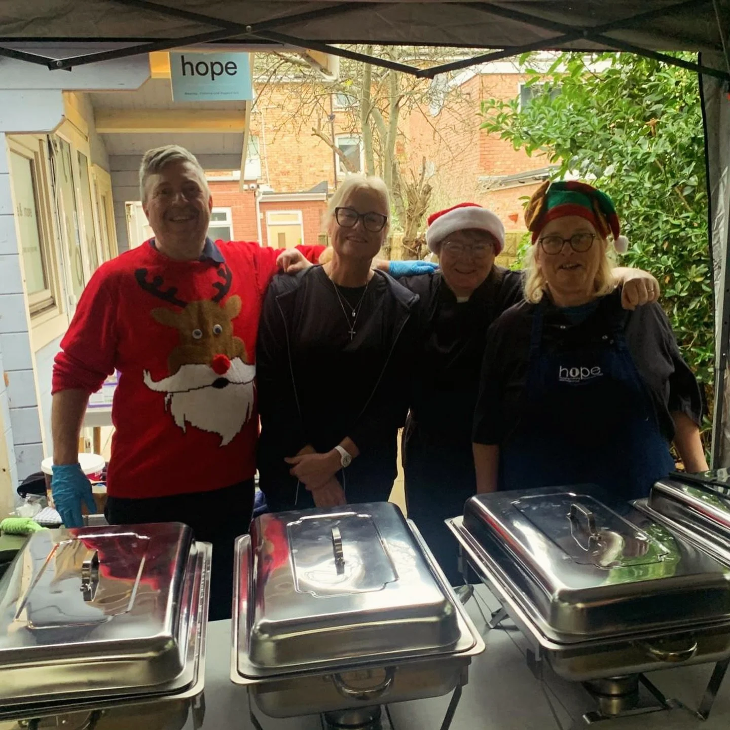 A huge THANK YOU to the incredible volunteers who made the Hope resident Christmas dinner so special 🎄❤️

With the amazing help of our residents&rsquo; cooking club, Teela Liberty-Spark , Dee Liberty-Spark, Sam Minshall and Michael Curwood cooked up