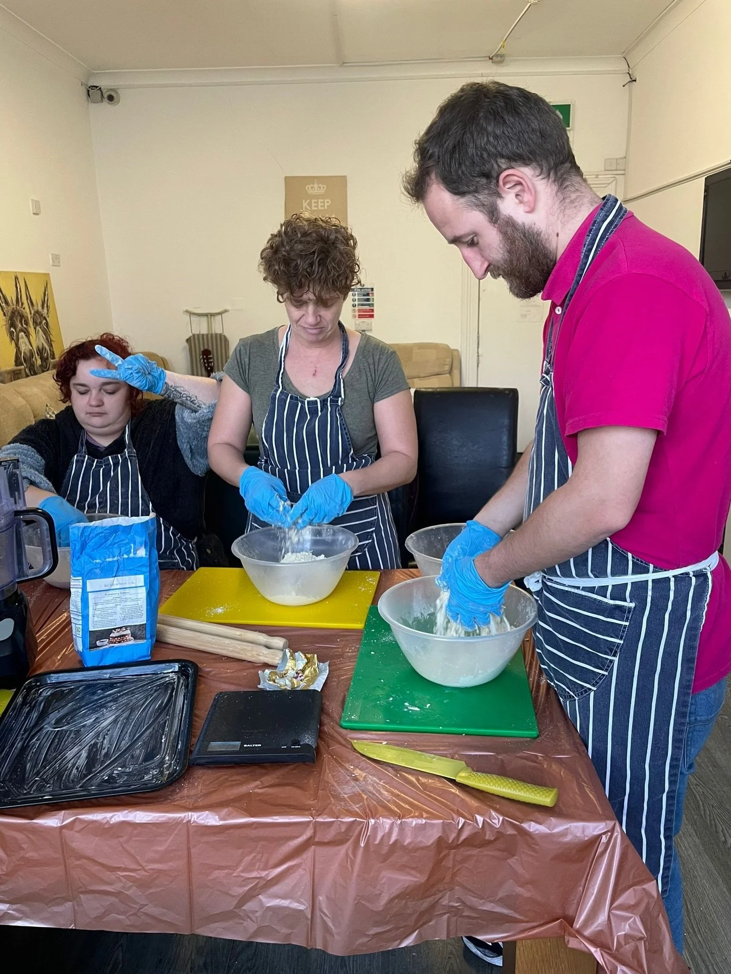 Last week in the kitchen our residents got stuck in making cheese scones and cheese straws 🧀

Our residents don&rsquo;t always love having their photos taken, but we love sharing the hard work, effort and commitment they show every single day here a