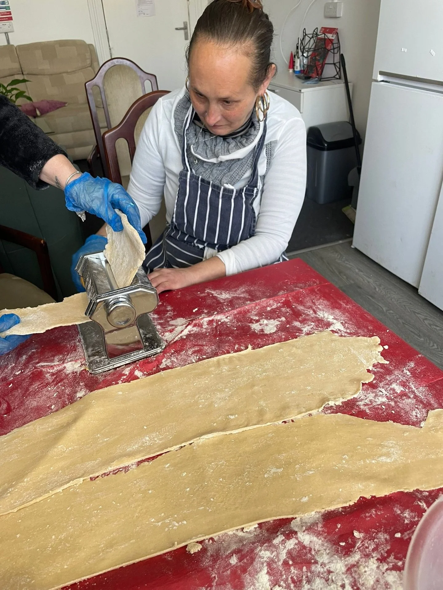 Today at Hope we rolled up our sleeves and got cooking! 🍝

Our residents made homemade pasta and meatballs from scratch while learning the benefits of bulk meal prepping. This hearty dish was packed with protein, carbs, and veggies &mdash; proving t