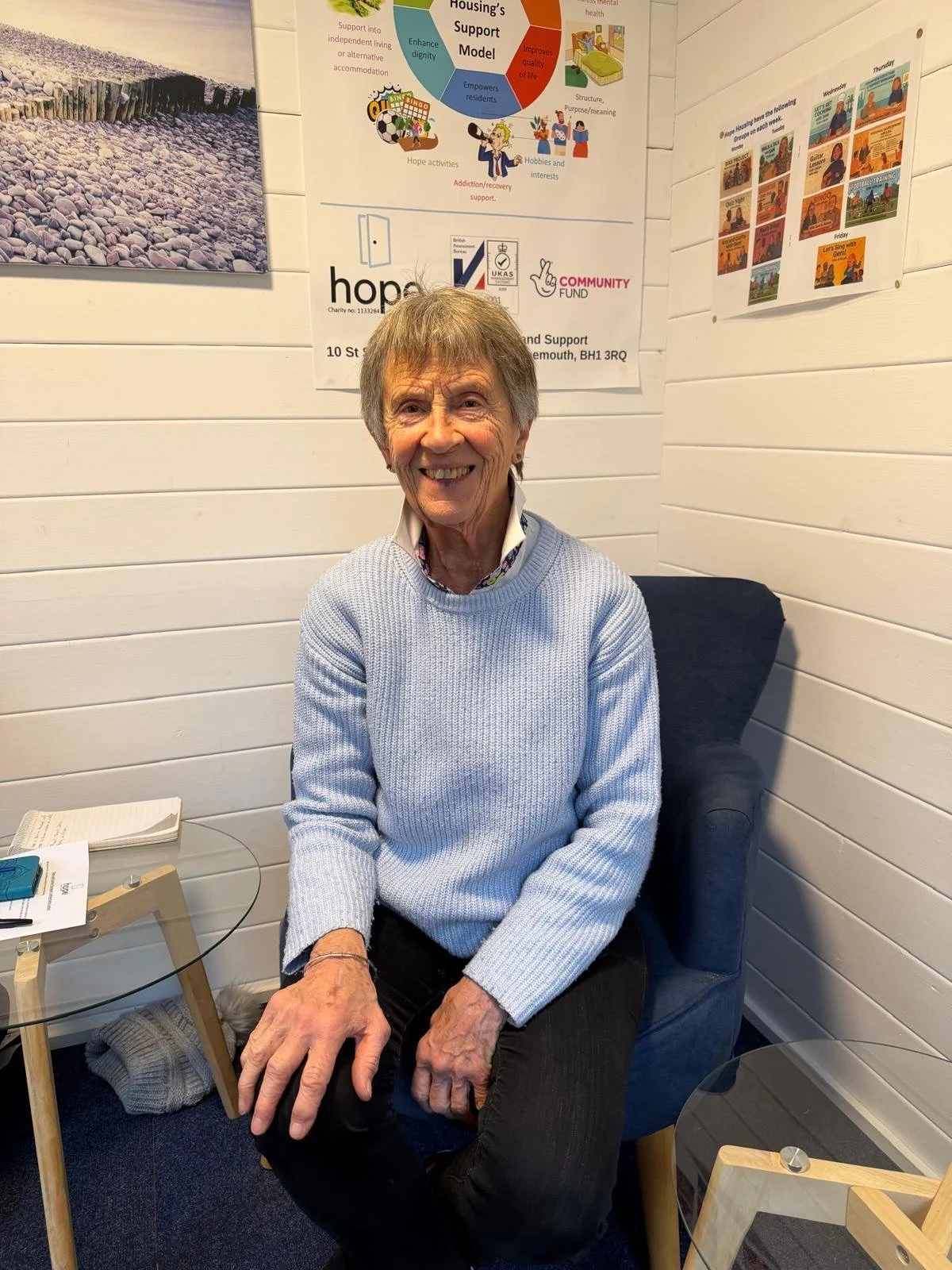 Welcoming Sue – Our New Counsellor at Hope Housing