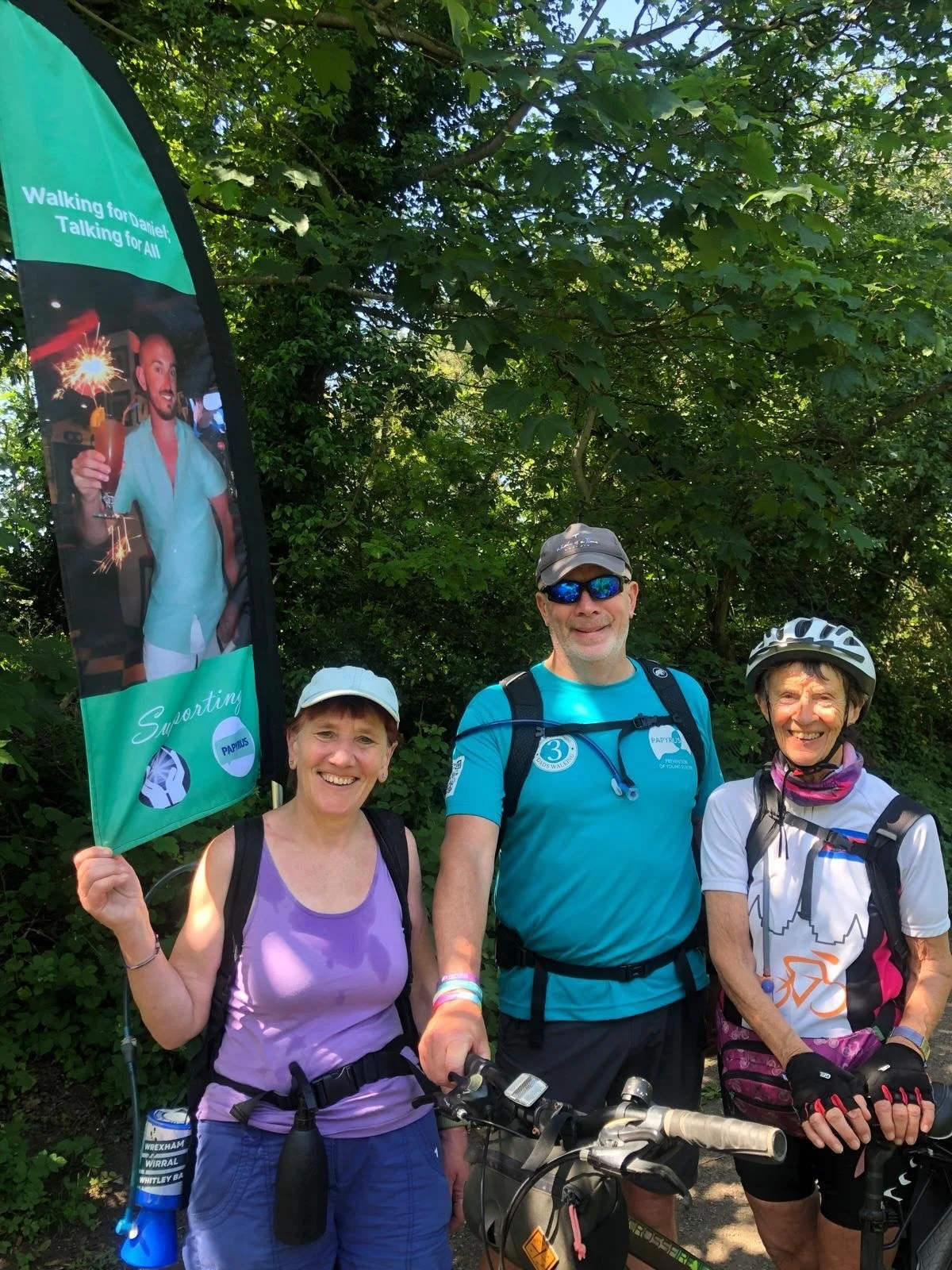 What an achievement — Over £2000 raised and 80 miles completed!