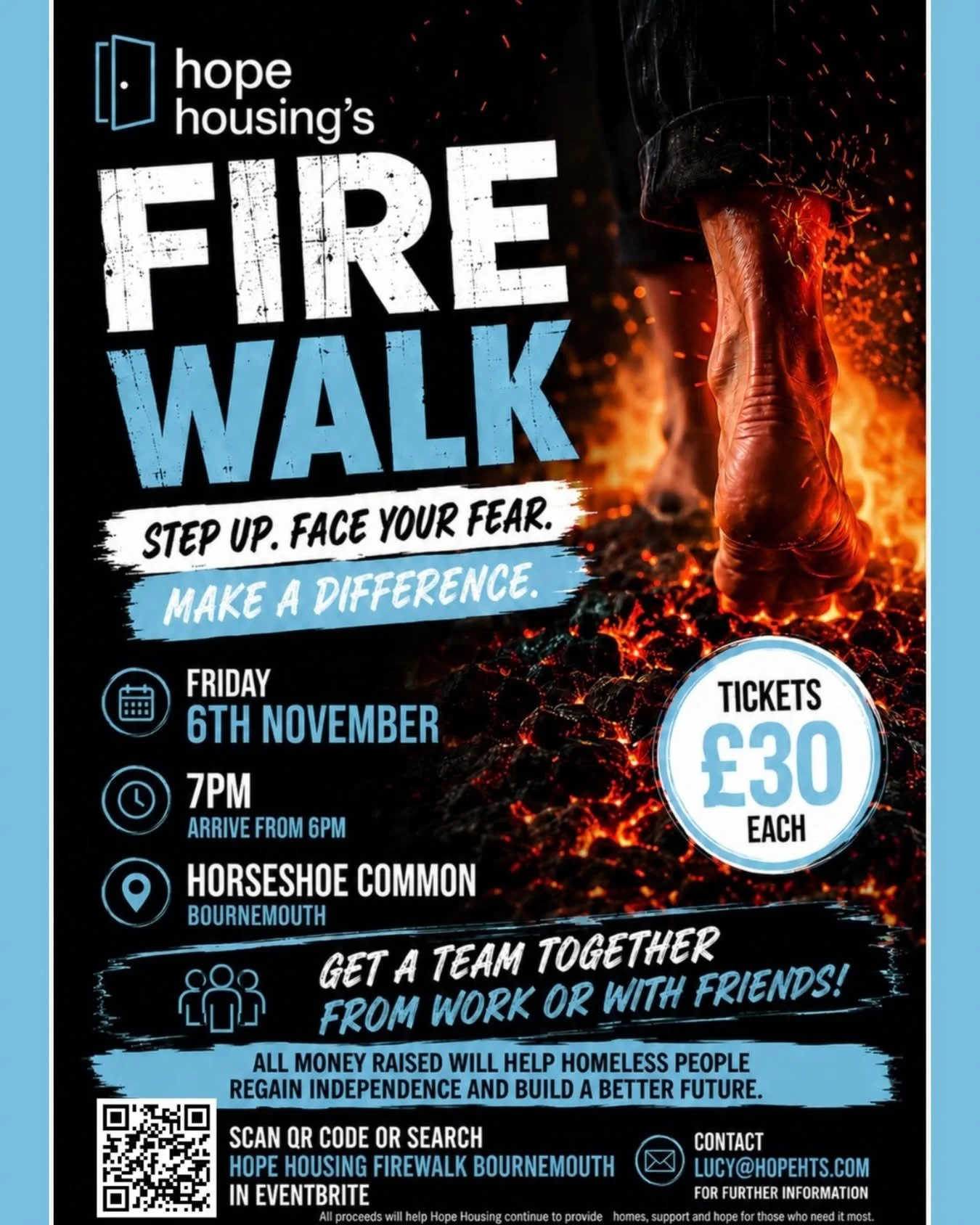 Hope Housing Fire Walk Challenge
