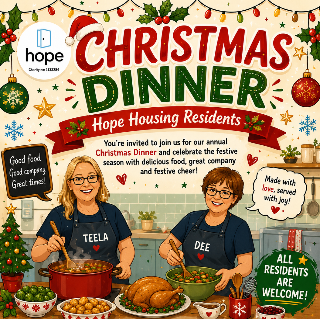 Christmas Dinner for Hope Housing Residents