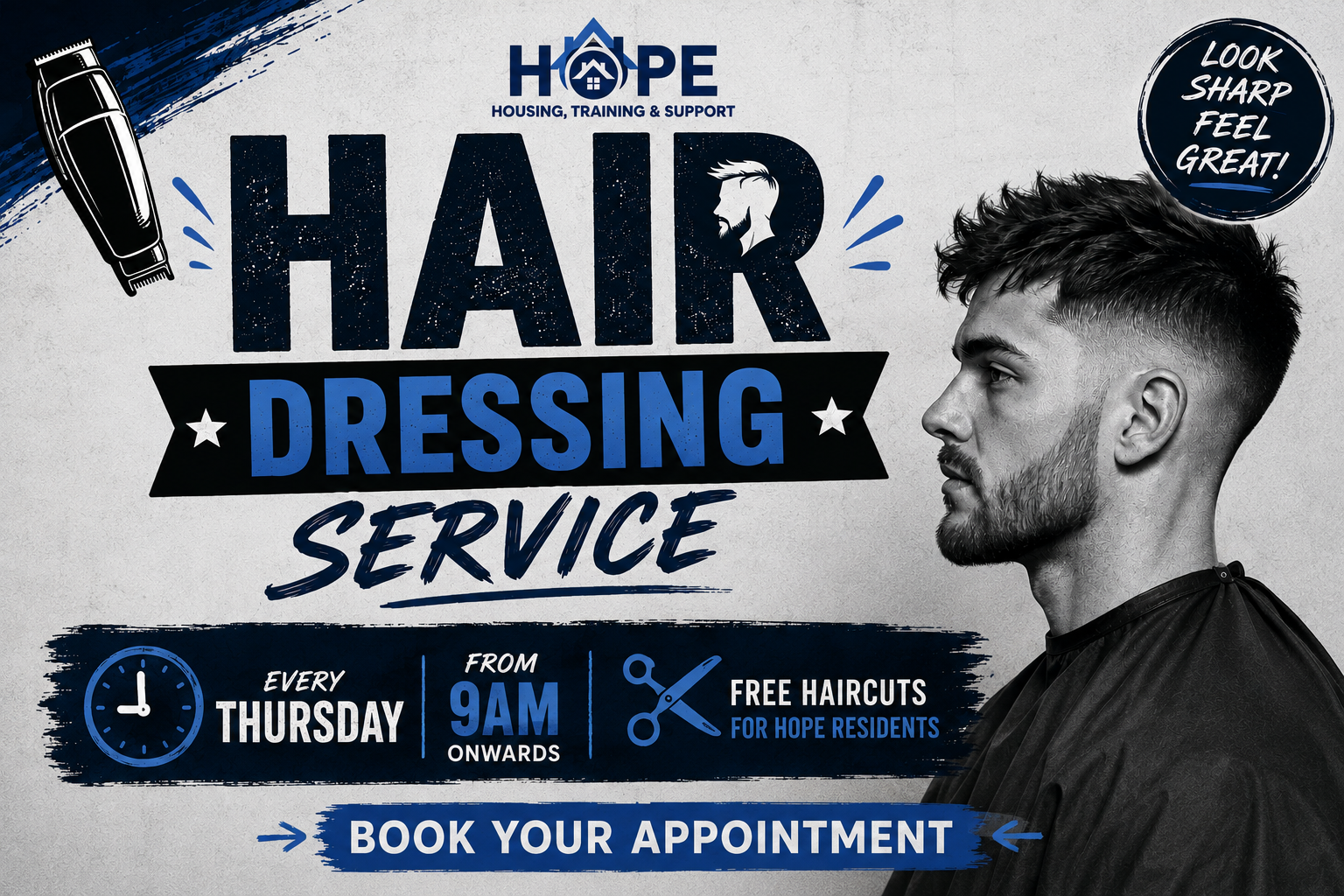 Free Haircuts for Hope Residents