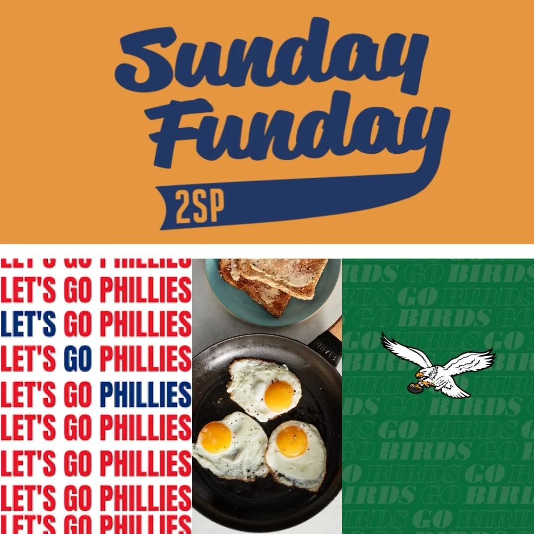 The Birds &amp; The Fightins both playing tomorrow? 🦅⚾️🍳Sounds like a perfect #SundayFunday - just don't forget to fuel up here with us first!