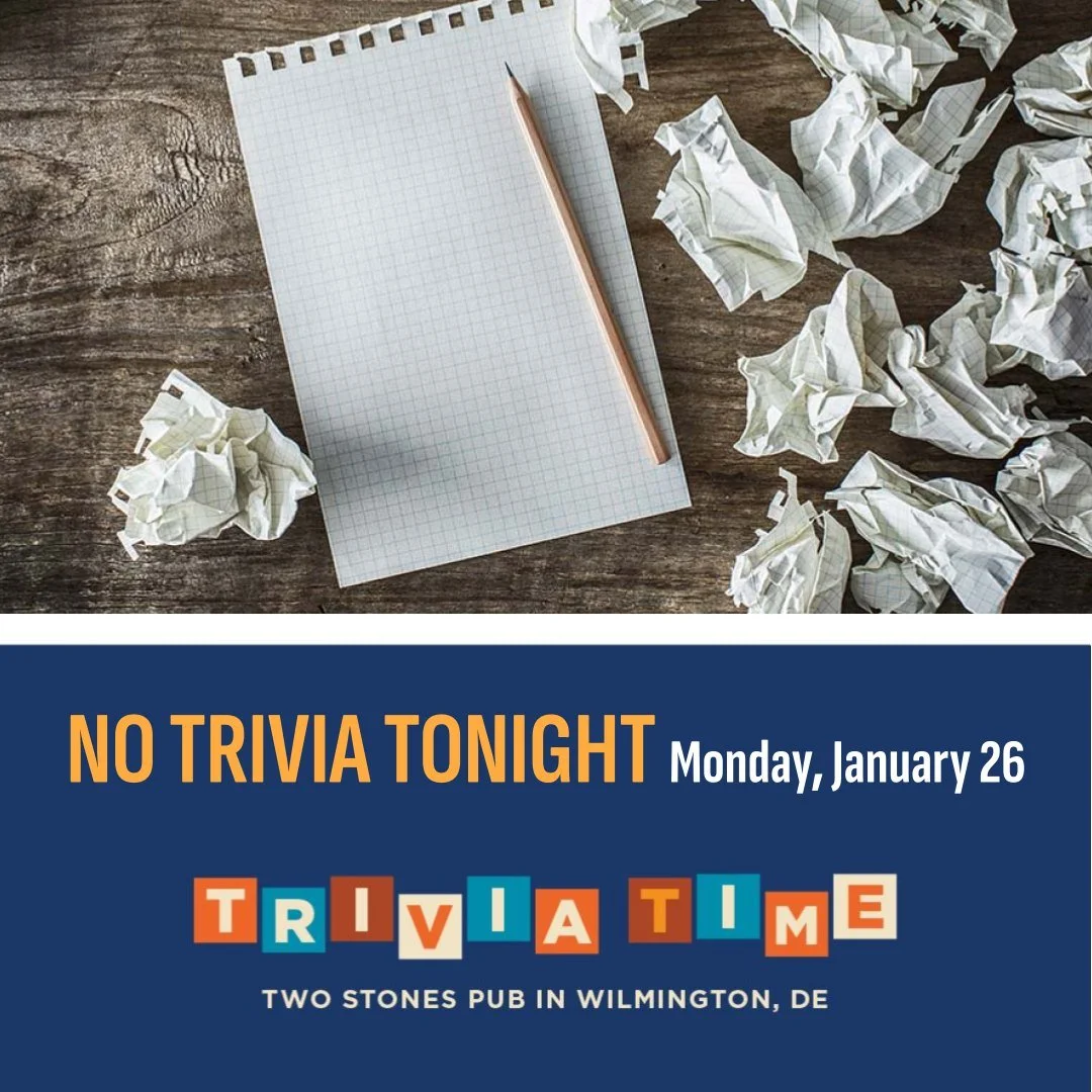 Taking a week off from trivia tonight. We'll see all of you big grains back next Monday! ✏️