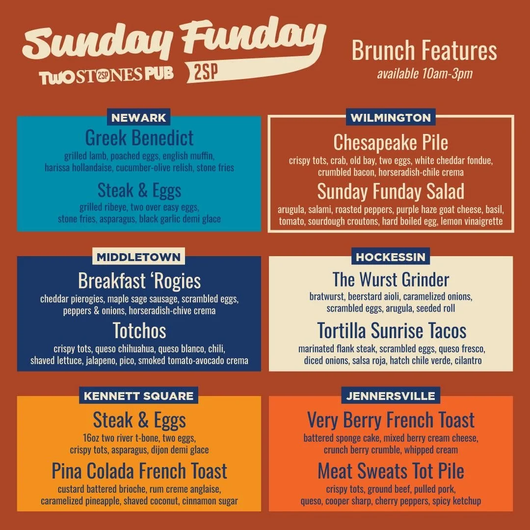 We've got everything you need to make #SundayFunday the best part of your weekend! 🍳🍻🍾