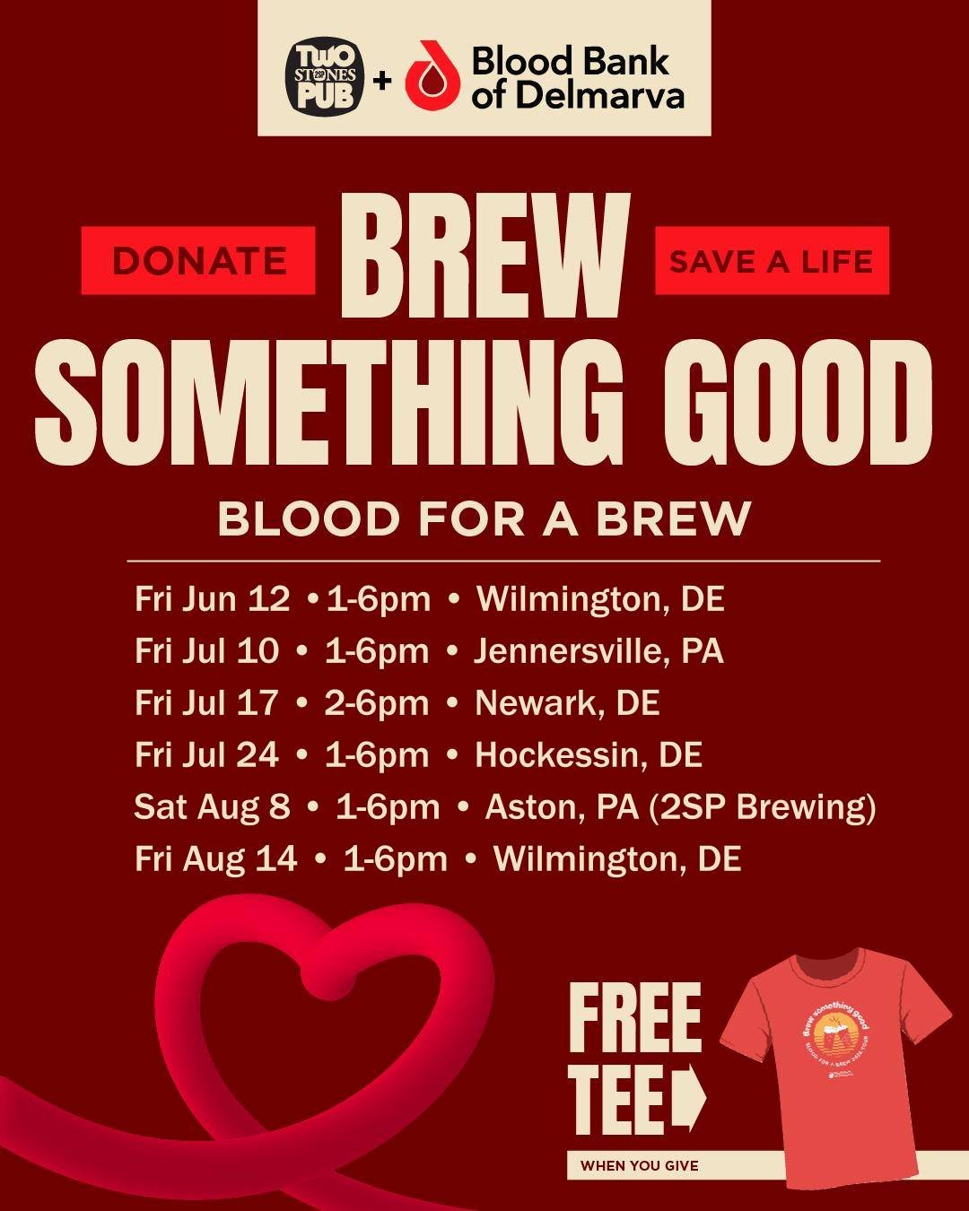 @delmarvablood's  annual Blood For A Brew is back! Sign up &amp; be someone's hero today - https://delmarvablood.org/participating-breweries/