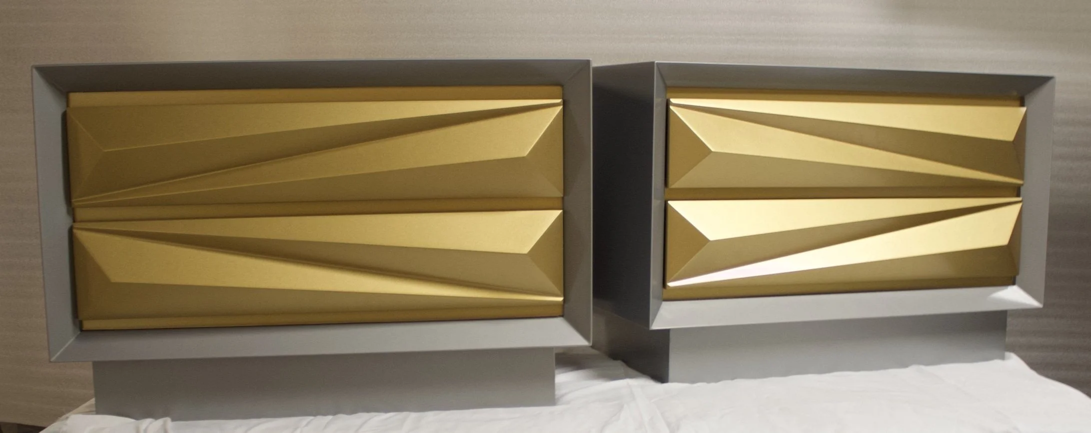 Bedside units for residential project.