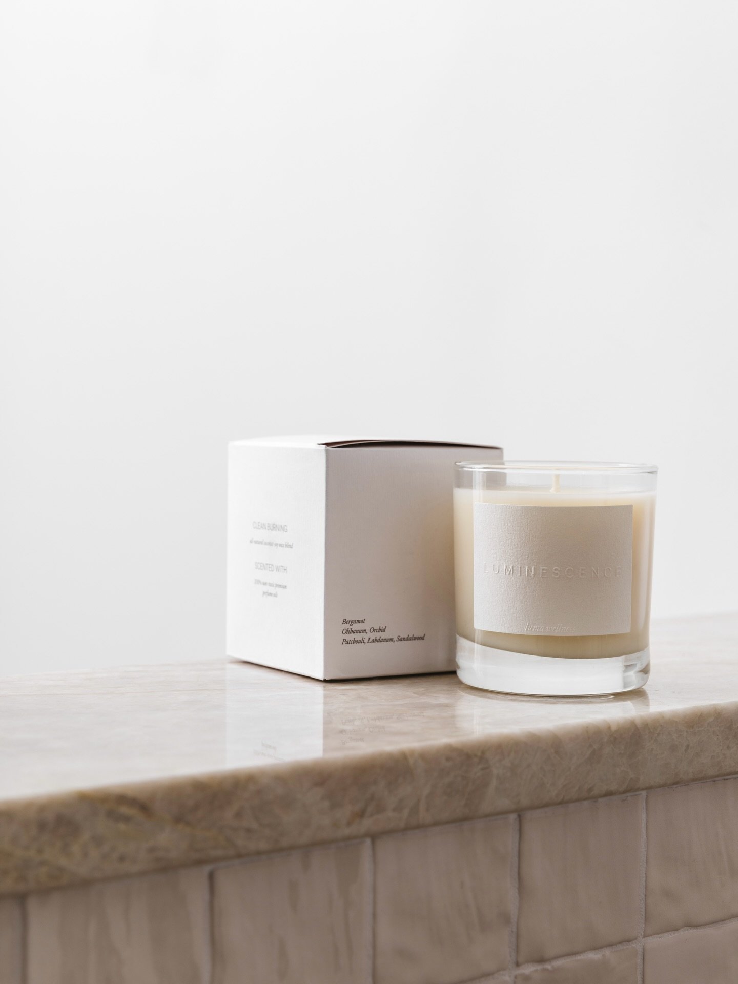 Exciting news! ✨ Our signature LUMA candle ~ Luminescence ~ is finally here. Six months in the making and so worth the wait.

Our signature candle is made from a soy blend and crafted with all non-toxic ingredients with notes of Bergamot, Ambrette, O