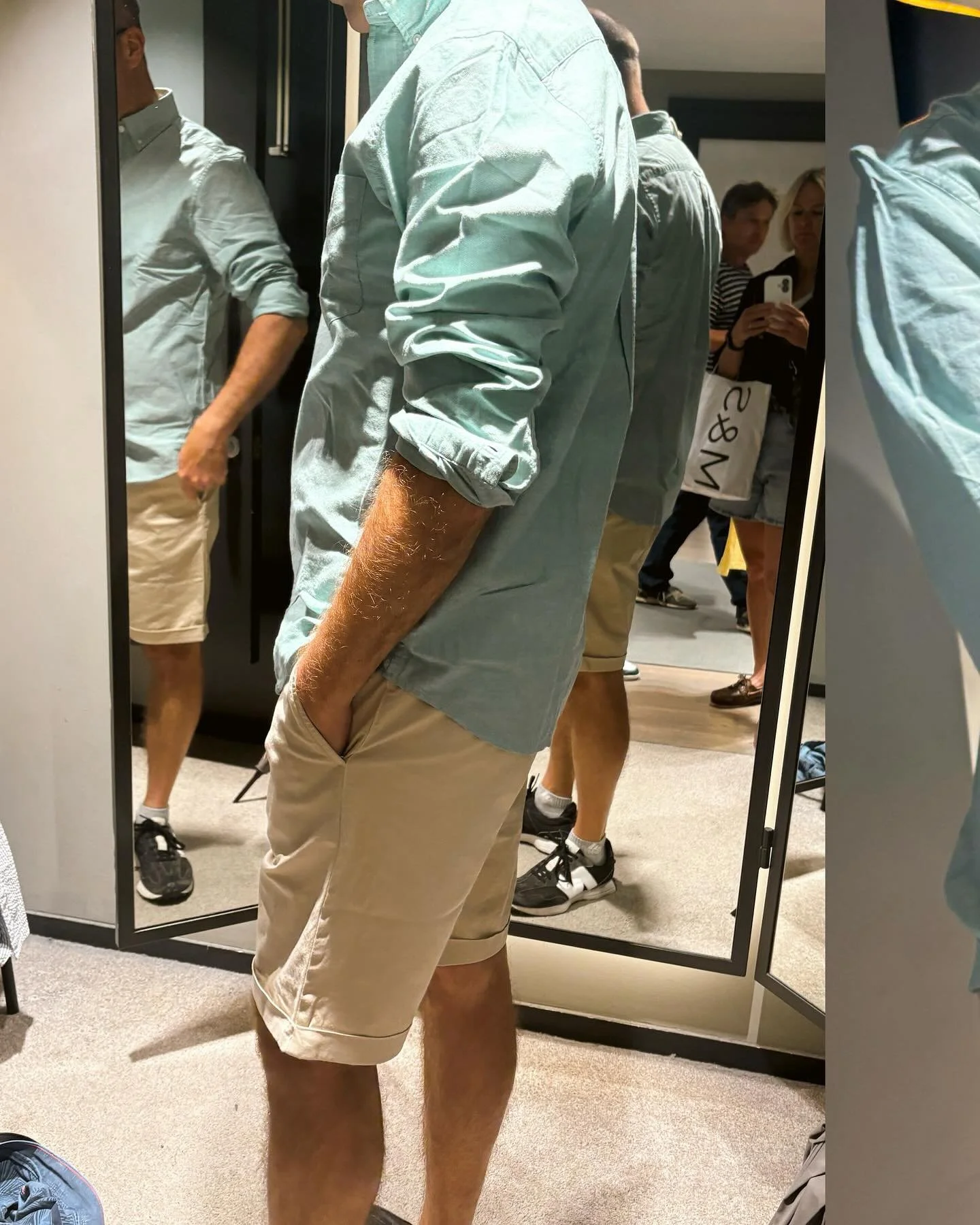 Smart summer menswear 😎

Smart summer style doesn&rsquo;t have to be complicated!! 

A well-fitting shirt and tailored shorts is effortless, cool and smart 🤠 I took this client shopping at @gant for a few smart/casual summer pieces. 

These are the