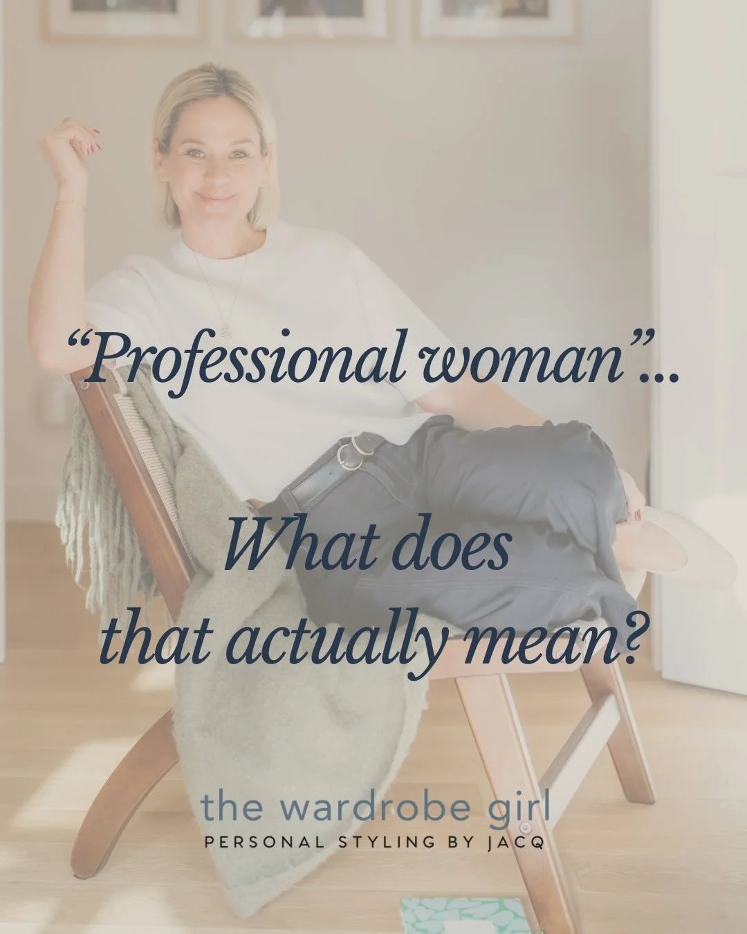&ldquo;Professional woman&rdquo; can mean a lot of things.

But for most of the women I work with, it&rsquo;s not just about work. 

Women are spinning many plates and wearing many hats! We are excellent at keeping it all going &hellip; except for on