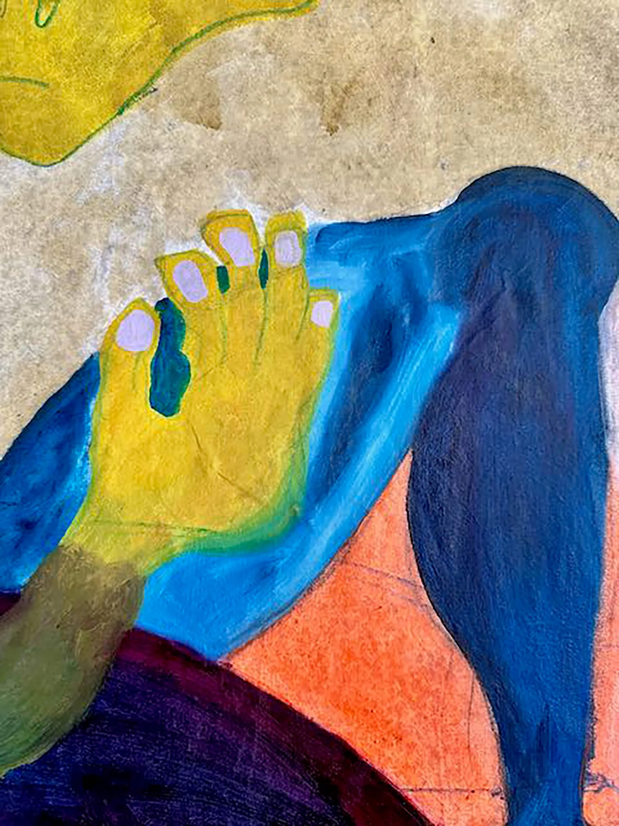 Corpi favolosi, olio su tela, 2024