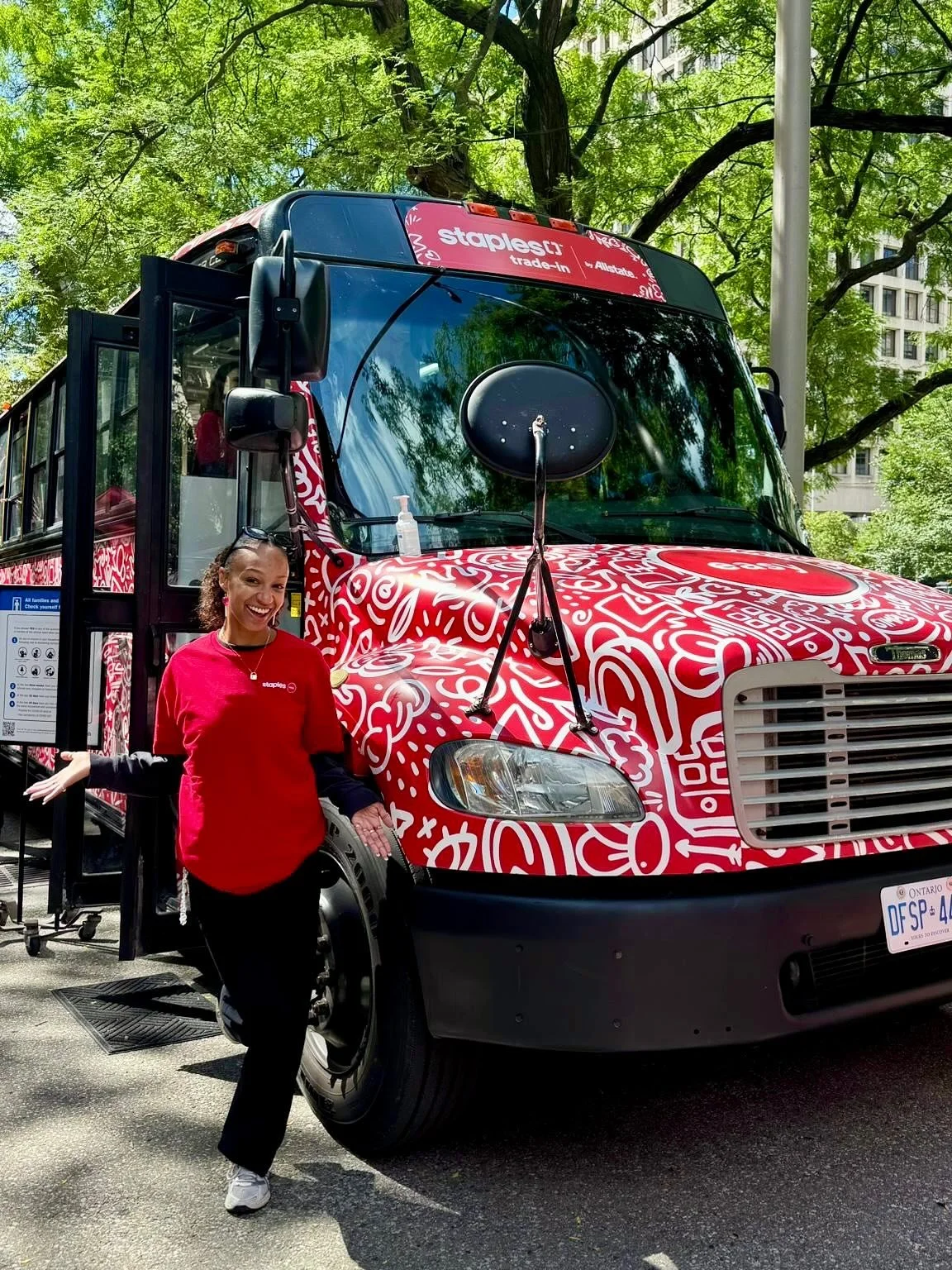 The Staples Easy Bus Tour rolled through the GTA, and we were thrilled to be part of the action! 🚍📚 

Our team helped showcase Staples&rsquo; latest back-to-school supplies, tech, and must-haves for the school year, making back to school easy for s