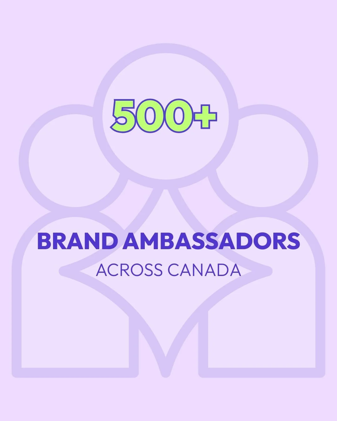 500+ brand ambassadors. ✅️ Across 7 provinces. ✅️ Powering 150+ activations. ✅️ And a whole lot of heart behind it all 💜

Thank you to our incredible brand ambassadors for your energy, dedication, and for showing up and showing out all year long. We