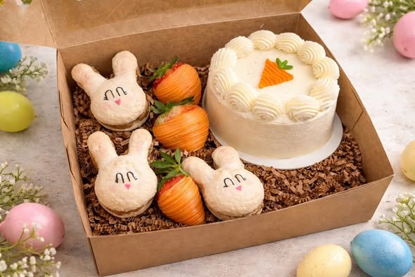 Easter Dessert Box with Mini Cake