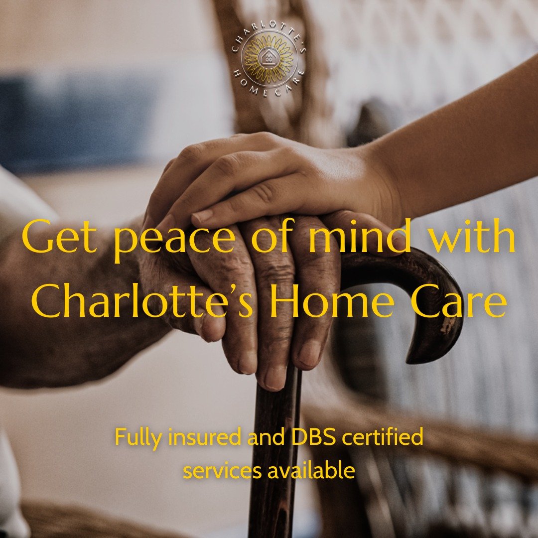 You and your loved ones deserve peace of mind! ☺️

My services are both fully insured and DBS certified, meaning you can guarantee the best care for your loved one. 💫

📞 Call today on 07794 880643 or email charlotteshomecare@btinternet.com to book 