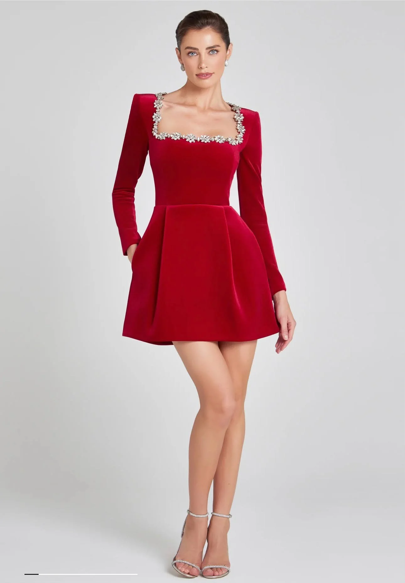 Elegant Velvet Mini Dress