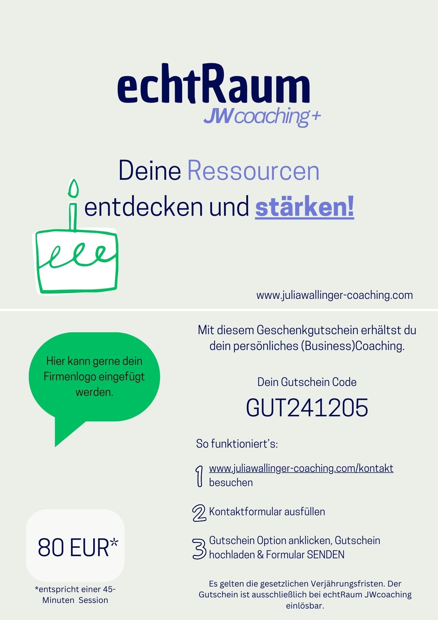 Gutschein *Unternehmen* Motiv Geburtstag