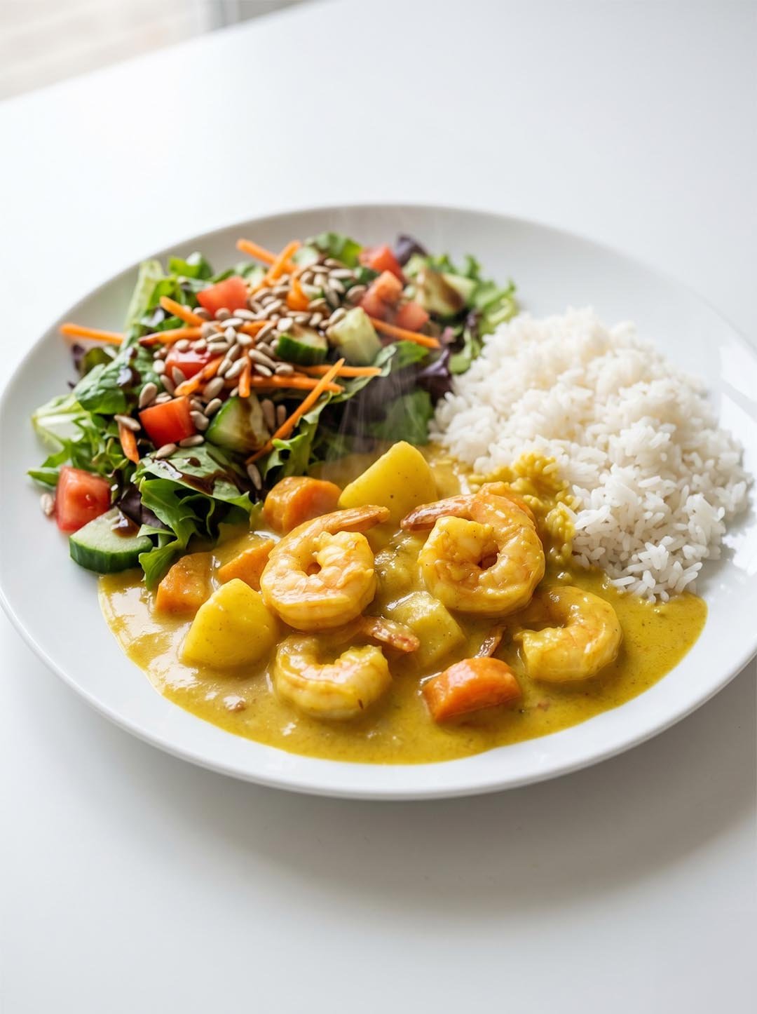 Shrimp Curry (Yellow, Mild Spice)