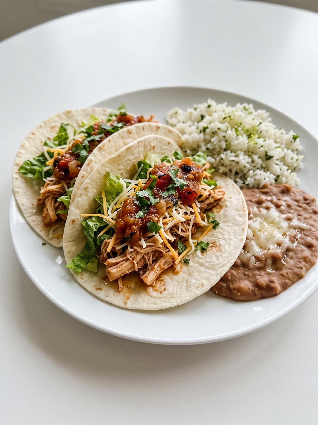 Shredded Chicken Tacos