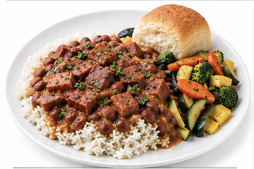 Red Beans & Rice with Smoked Ham