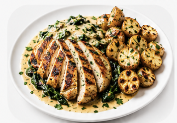 Seared Chicken Breast in Tuscan Sauce